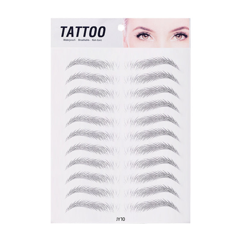 Eyebrow Tattoo Sticker