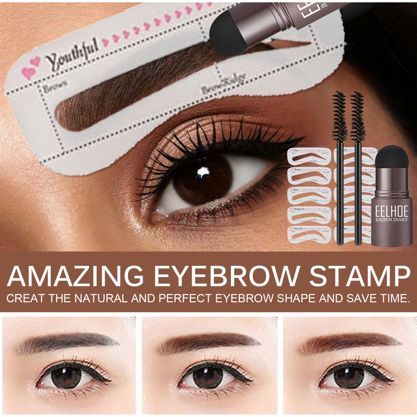 Eyebrow Stencil Set